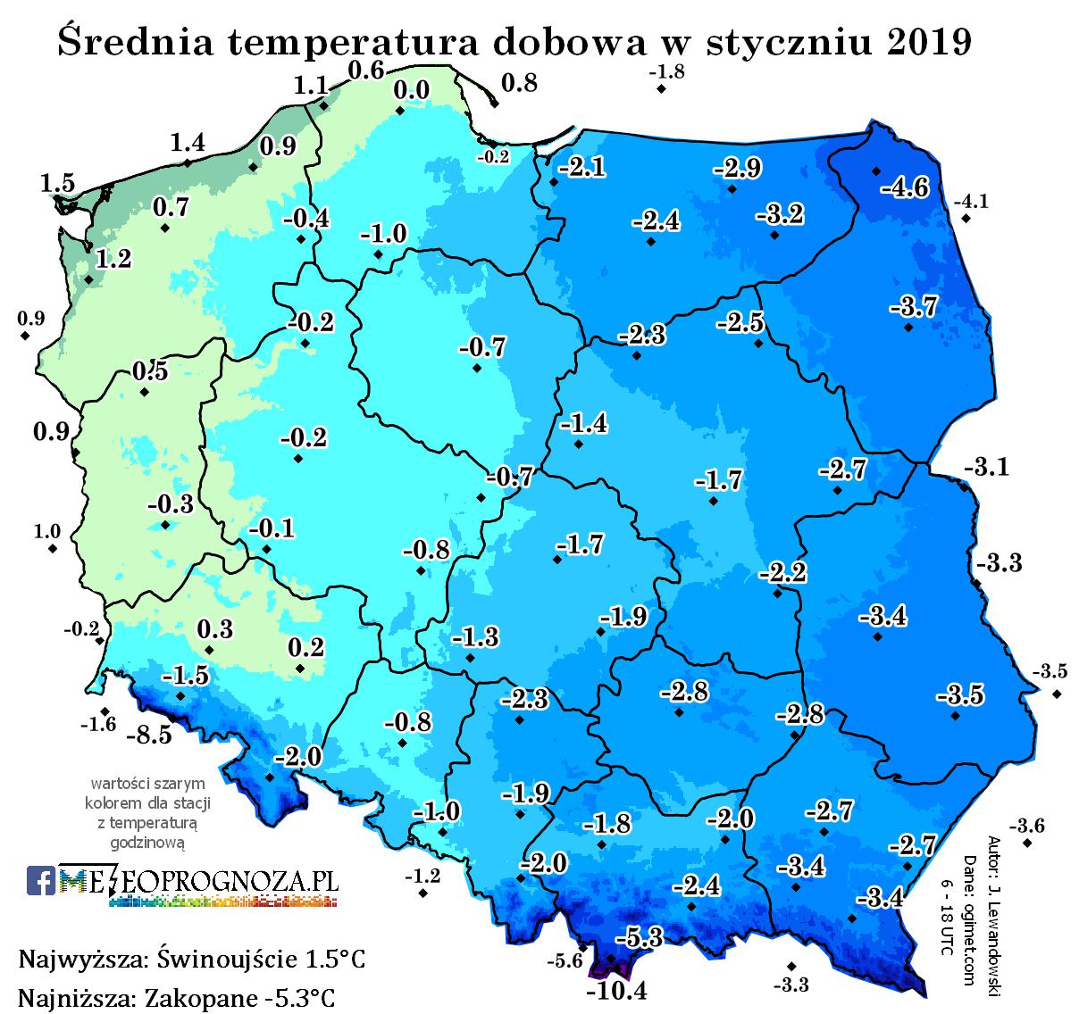 Styczen Byl W Normie Meteoprognoza