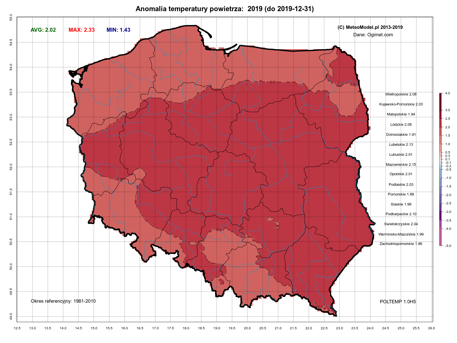 Rok 2019 Najcieplejszy W Historii Polskich Pomiarow Meteoprognoza